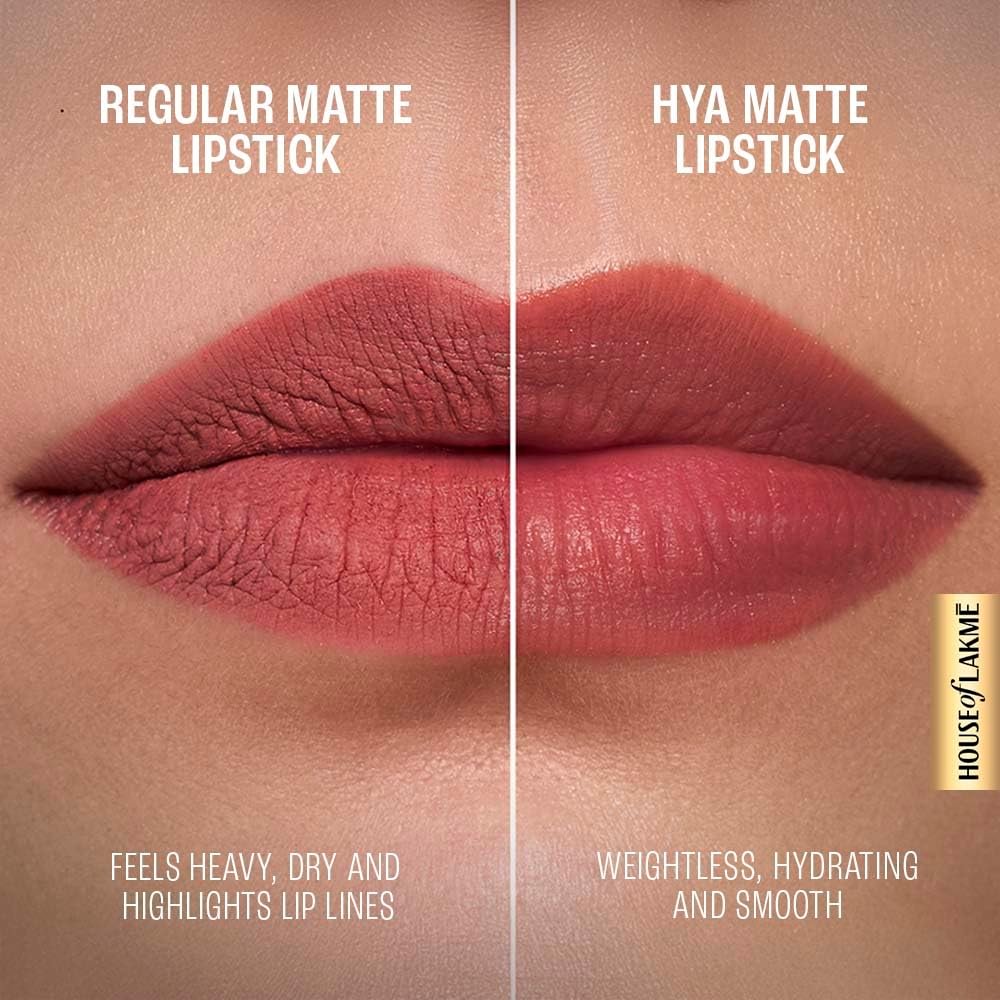 Lakme 9to5 Hya Matte Lip Liquid + Hyaluronic Acid AfterhoursWine 5.3ml thumbnail