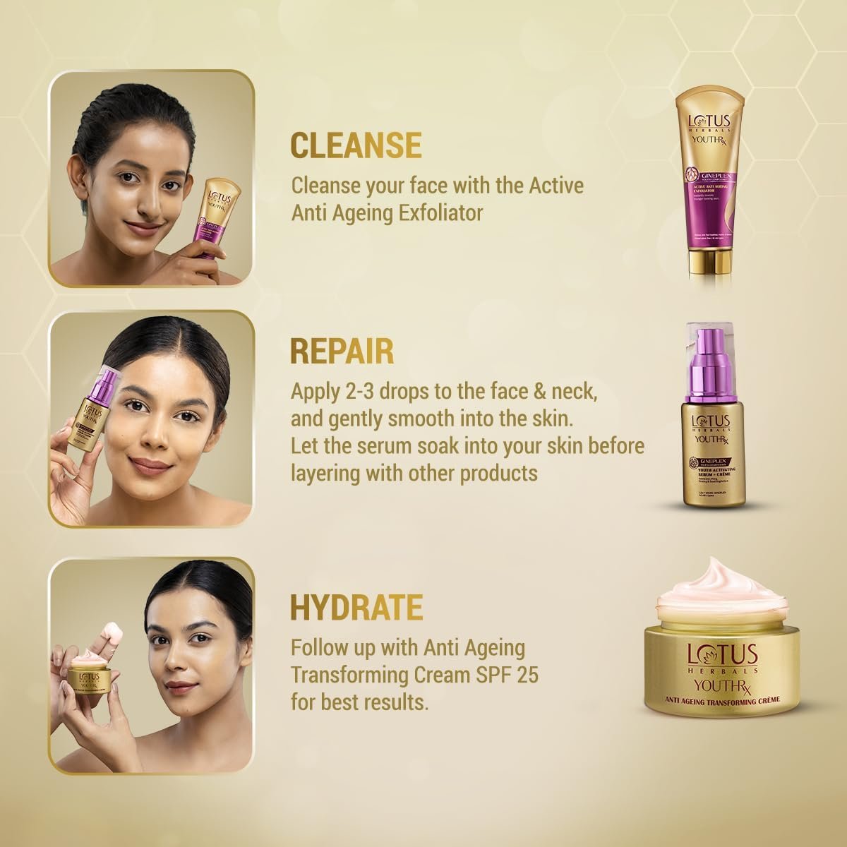 Lotus Herbals YouthRx Youth Activating Serum + Creme, 30ml thumbnail
