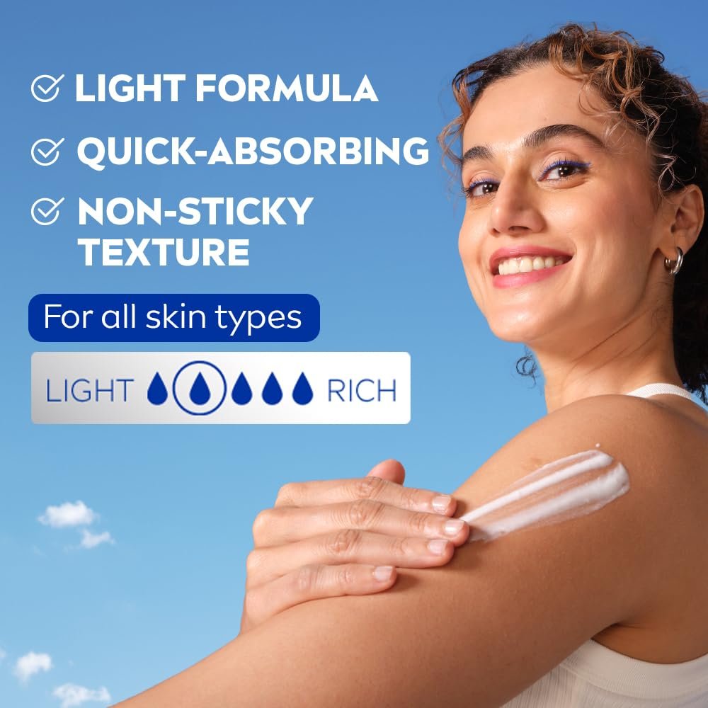 NIVEA Natural Glow Cell Repair Body Lotion with SPF 15 And UV A & B Filters 400ml thumbnail