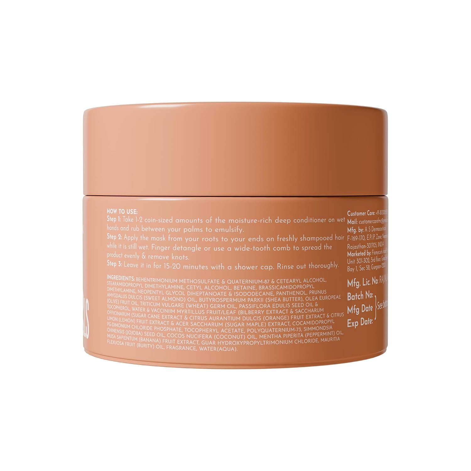 Fix My Curls Moisture Melt Deep Conditioning| Hair Mask for Dry, Damaged, and Chemically Treated Hair| 8 Magical Oils, Shea Butter, Vitamins| Pro-Keratin Bond Repair | 50G thumbnail