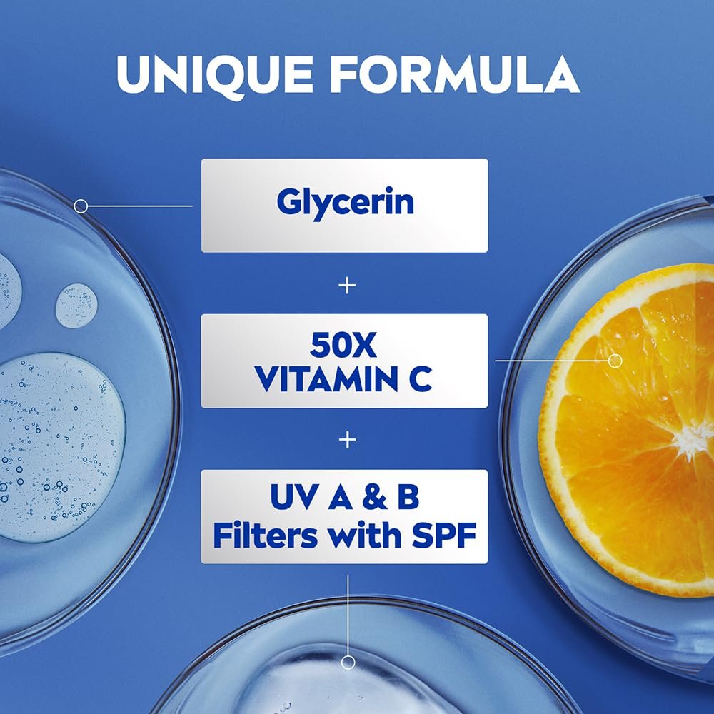 NIVEA Natural Glow Cell Repair Body Lotion with SPF 15 And UV A & B Filters 400ml thumbnail