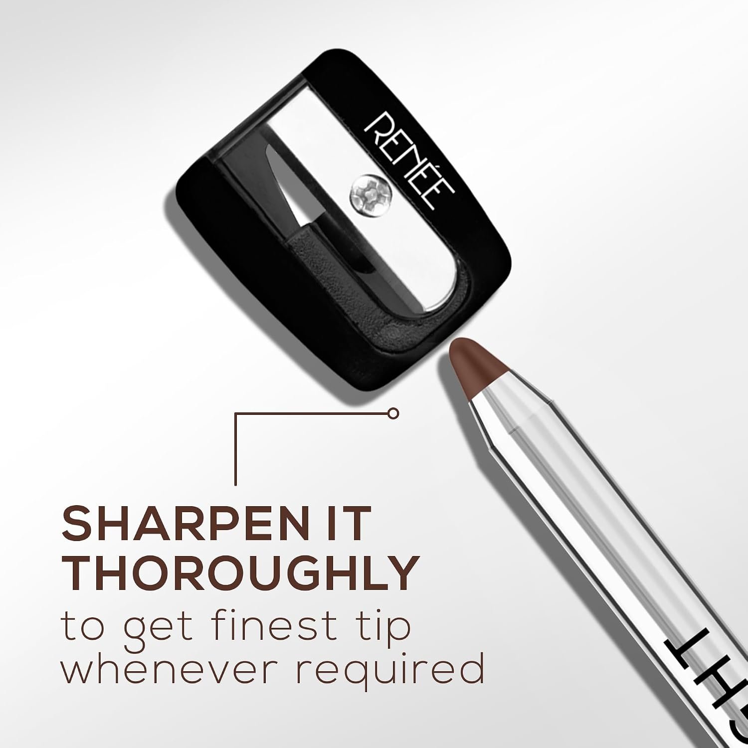 RENEE Midnight Kohl Pencil- Brown | Waterproof, Smudge-proof Kajal With Sharpener | Matte Finish, Long-lasting Upto 24 Hours | One-swipe Application With Vitamin E | 1.5 g thumbnail