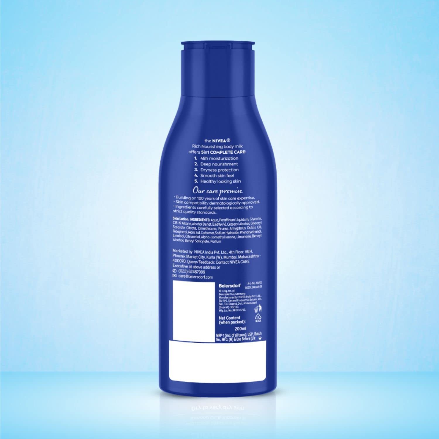 NIVEA Nourishing Body Milk 120ml (Pack of 2) thumbnail
