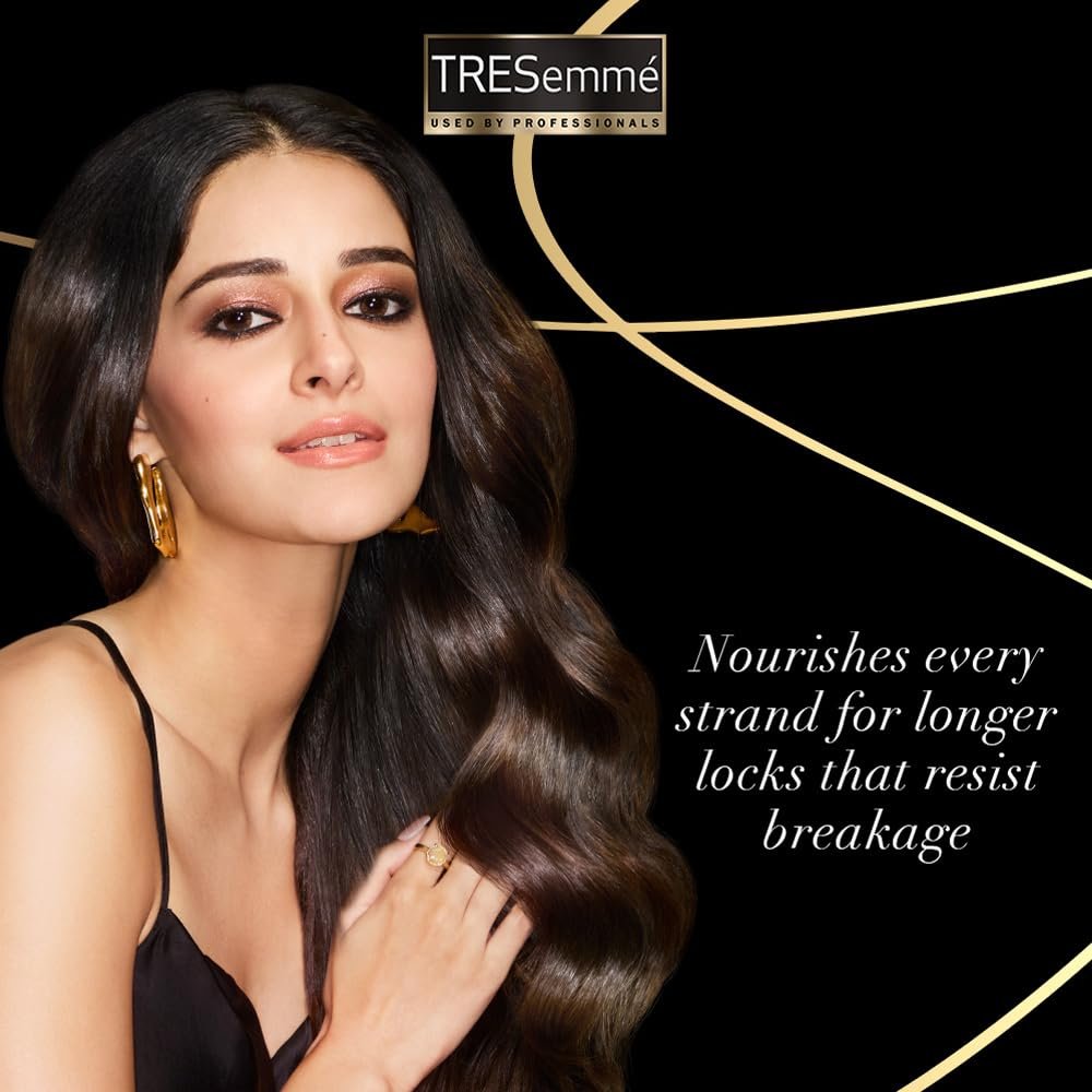 TRESemme Hairfall Defense+ Shampoo 180ml With Keratin Fillers | Longer and Stronger hair | Prevents Hair Fall due to Breakage | Paraben-Free thumbnail