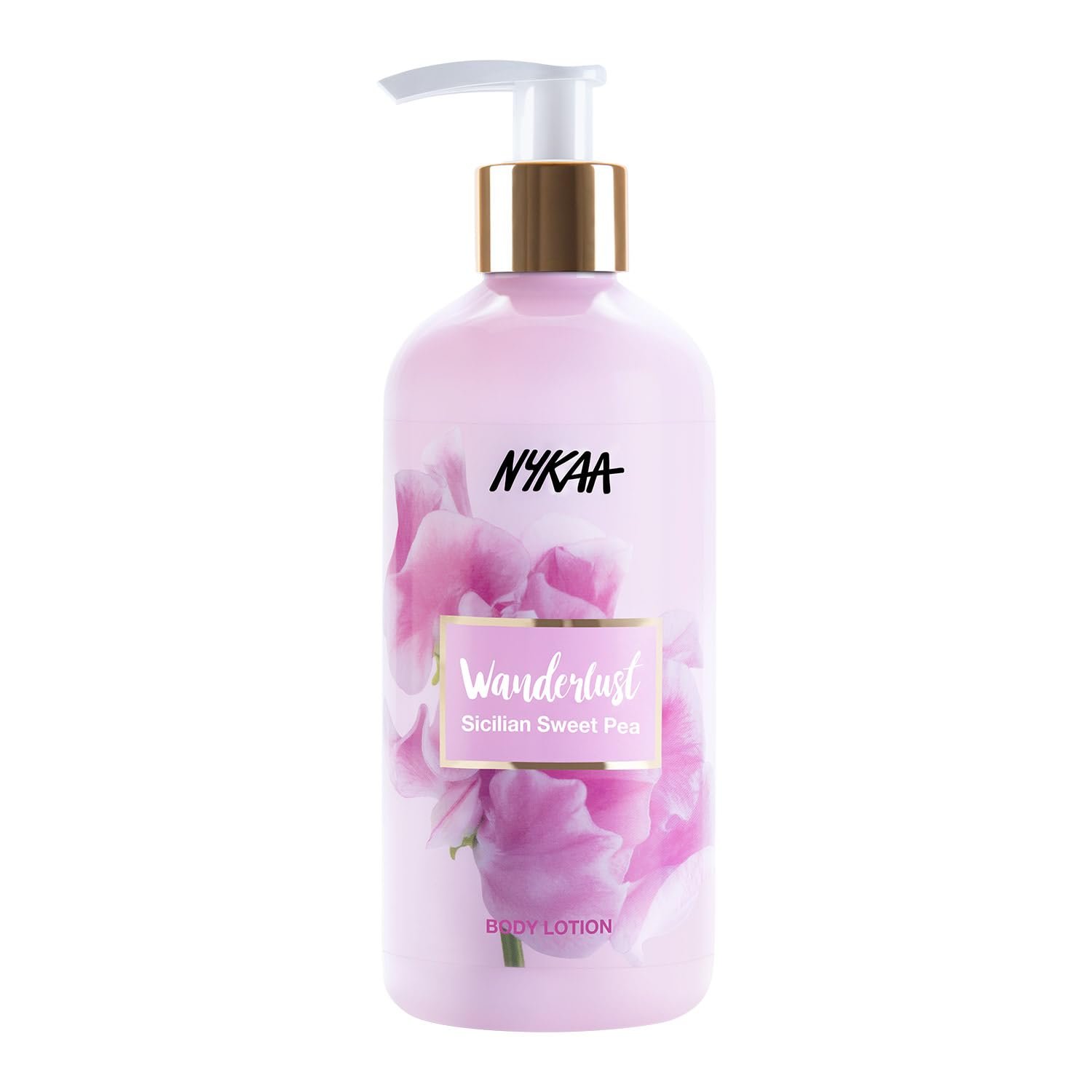 Wanderlust Sicilian Sweet Pea Body Lotion for Women & Men, 300 ml| Smooth, Non-Greasy Formula| Up to 8 Hours Intense Moisturization|For Smooth & Moisturized Skin| Suitable for All Skin Types thumbnail