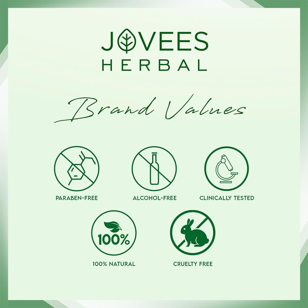 Jovees Herbal Tea Tree Oil Control Face Wash for Oily & Sensitive Skin | Paraben & Alcohol-Free, Controls Oil, Prevents Breakouts, Remove Dead Skin | Gentle Cleanser For All Skin Types180ml thumbnail