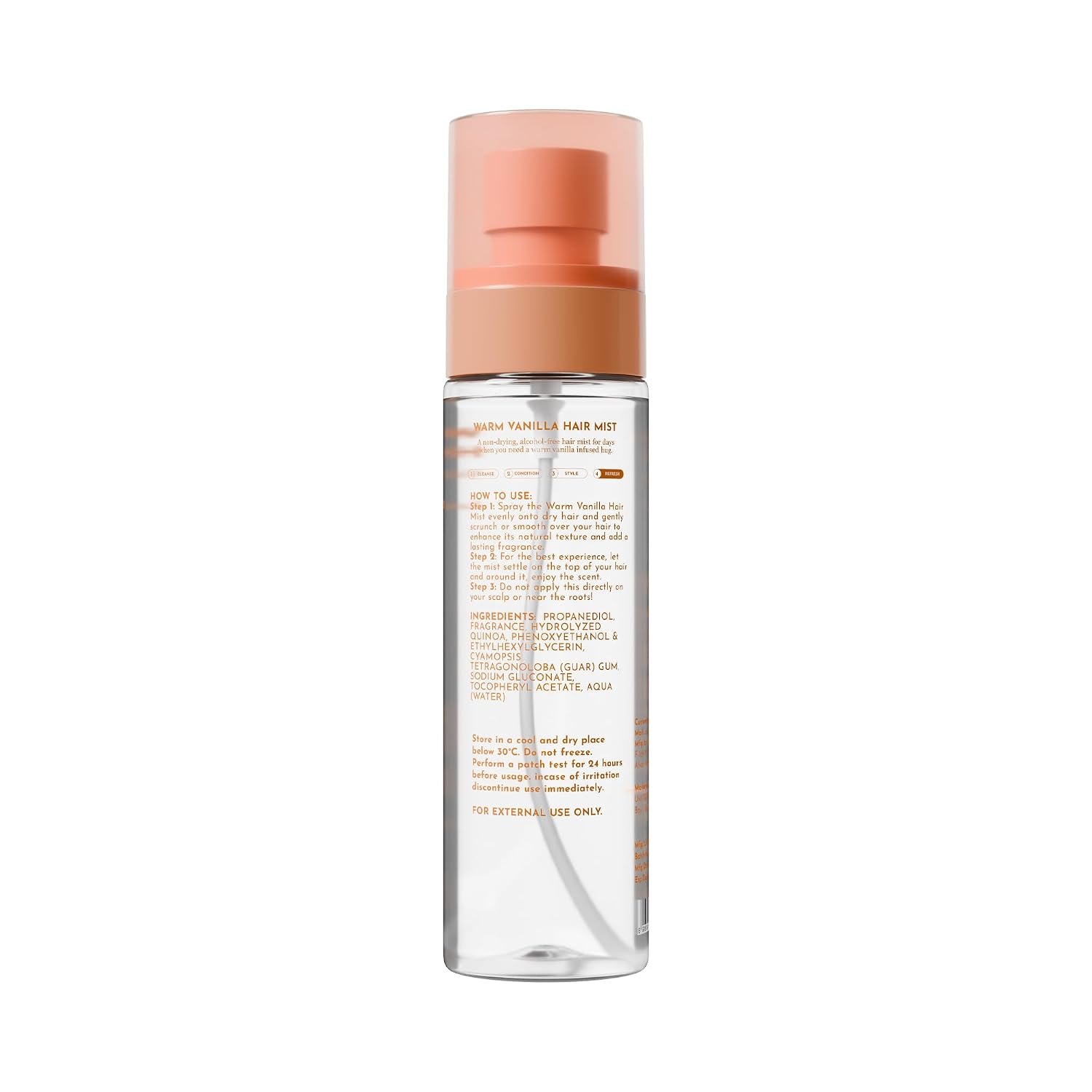 Fix My Curls Hair Mist | Warm Vanilla, Brown Sugar, Vanilla, Musk 100ml A warm and sweet fragrance with notes of vanilla, brown sugar and musk. thumbnail