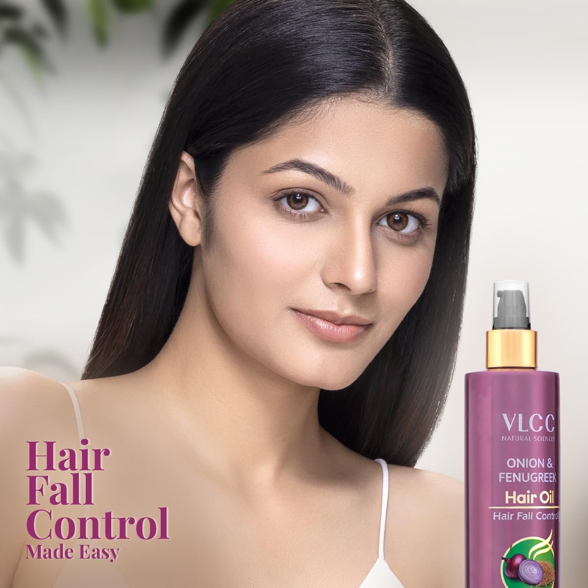 VLCC Onion & Fenugreek Hair Oil - 200ml | Deep Nourishing Hair Oil for Strengthening Hair Follicles. Thicker, Stronger, Frizz-Free Hair | Paraben Free | with Onion, Fenugreek, Almond & Black thumbnail