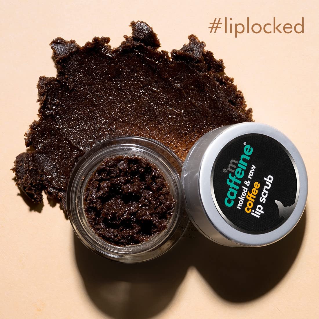 mCaffeine Coffee Lip Scrub Balm - 85% Reduction in Dark Lips & Pigmentation | Heals Dry & Chapped Lips | With Natural Sugar, Cold Pressed Coconut Oil & Coffee Scrub | 100% Vegan (12gm) thumbnail