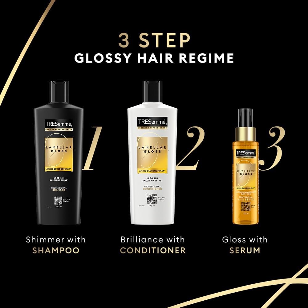 TRESemmé Gloss Ultimate Ultra Shine Hair Serum with Macadamia Oil & Vitamin E | Hair Serum for Smooth, Frizz-Controlled & Super-Shiny Finish | 50ml thumbnail