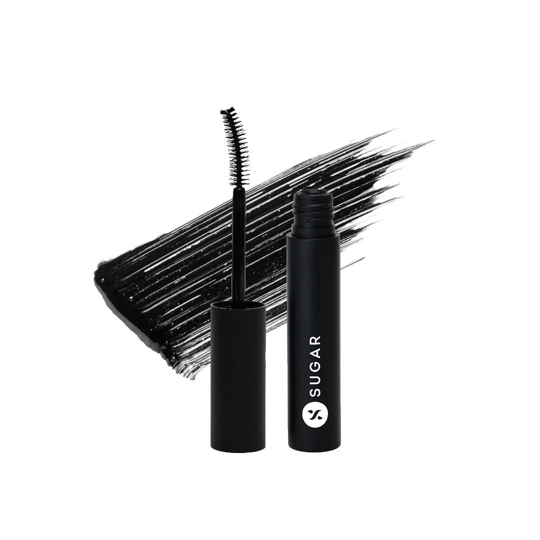 SUGAR Cosmetics Uptown Curl Lengthening Mascara | Lasts Upto 8 hrs | Lightweight and Smudgeproof With Lash Growth Formula - 01 Black Beauty - 5ml thumbnail