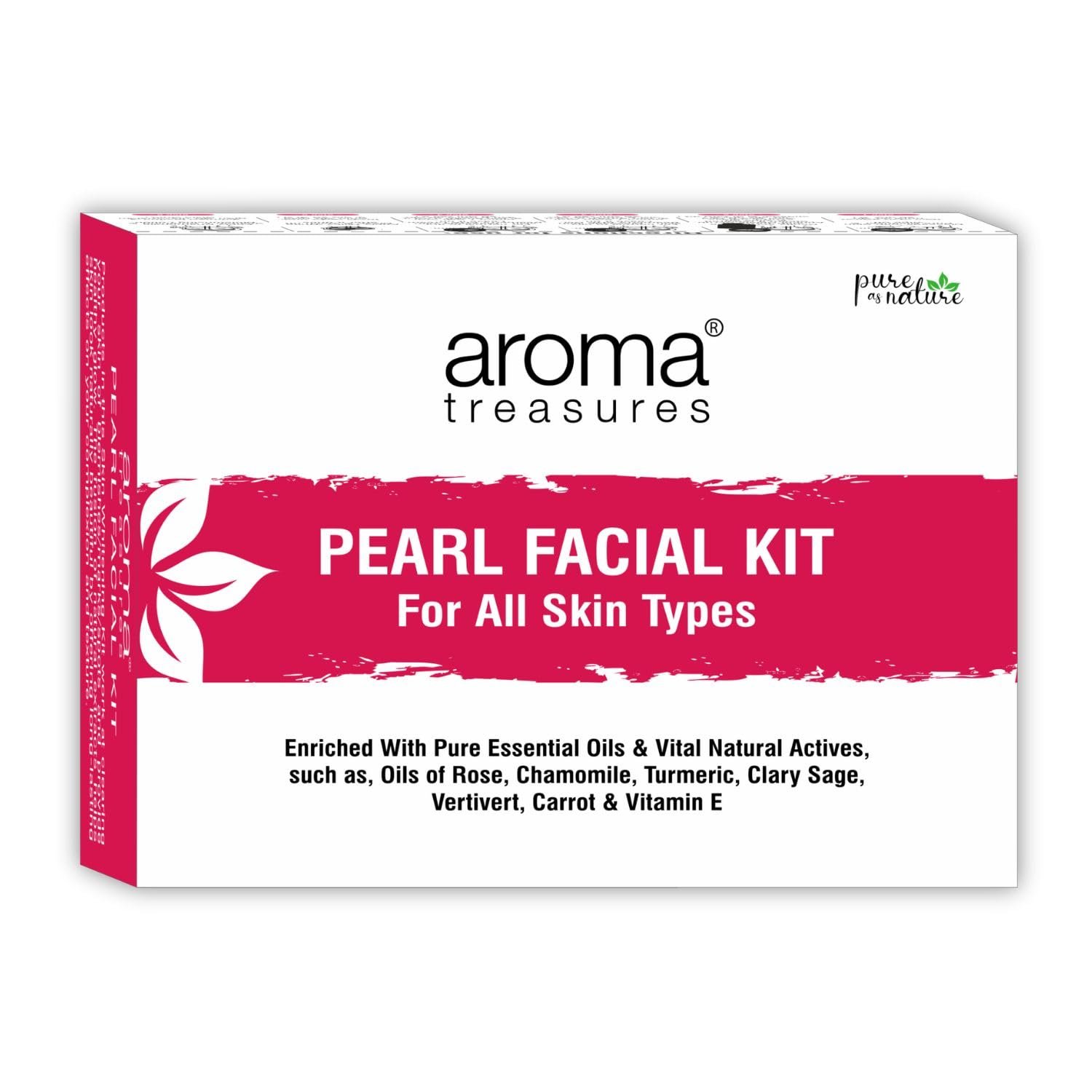Aroma treasures one time use Pearl facial kit for all skin type
