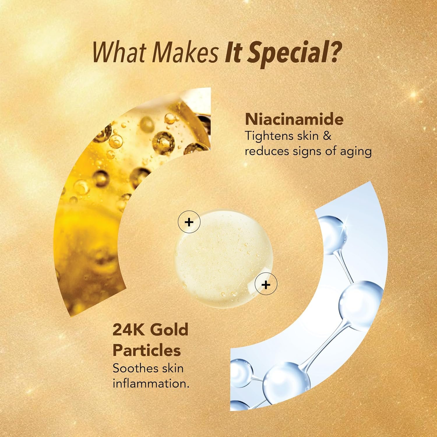Dr.Rashel Gold Face Serum for Moisturizing & Glowing Skin | Fighting against Aging, Sun Damage, Dark Spots | 30ml thumbnail