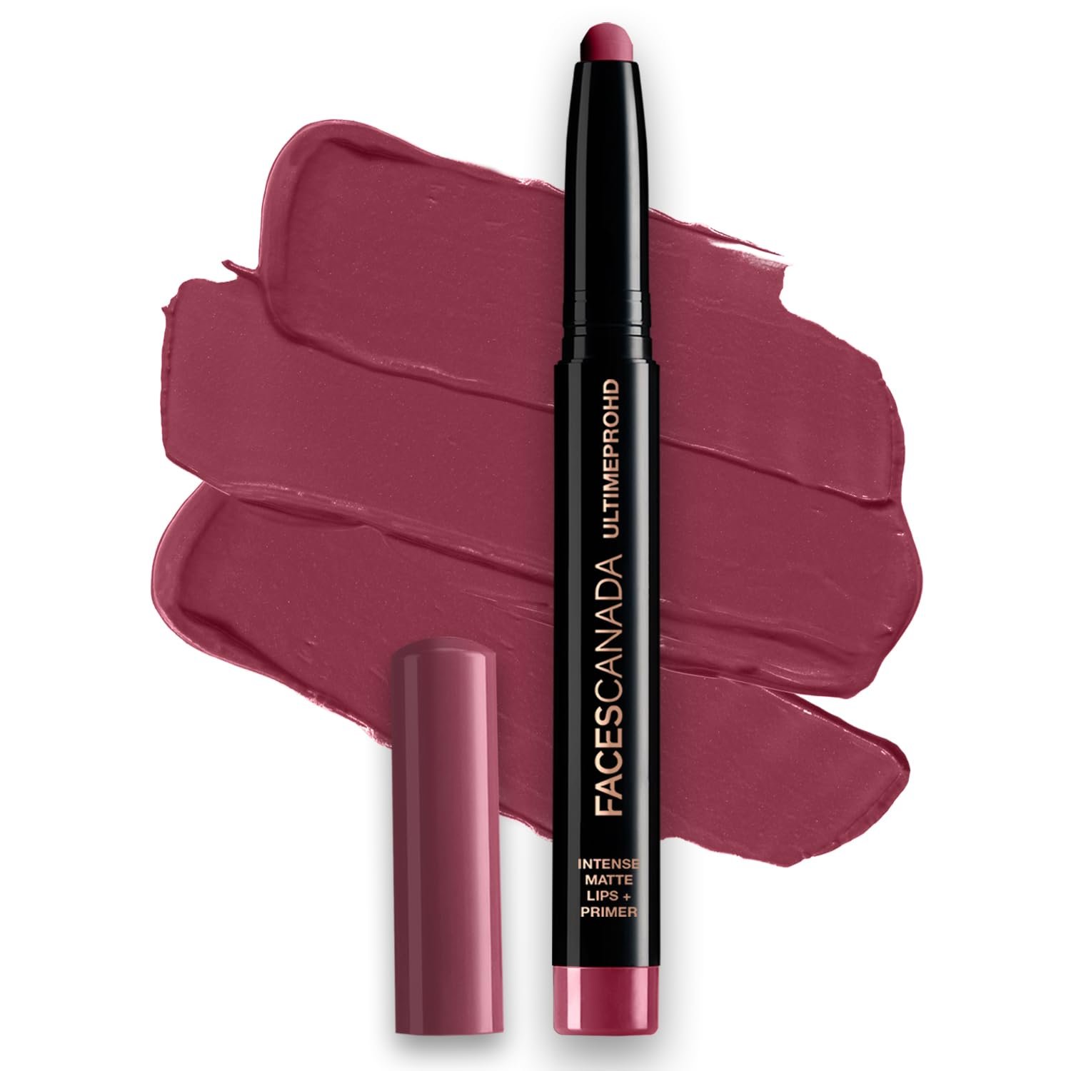 FACESCANADA Ultime Pro HD Intense Matte Lips + Primer - Wine Shot 26, 1.4g | 9HR Long Stay | Primer Infused For Flawless HD Matte Finish | Intense Color Lightweight Silky Smooth Cream thumbnail