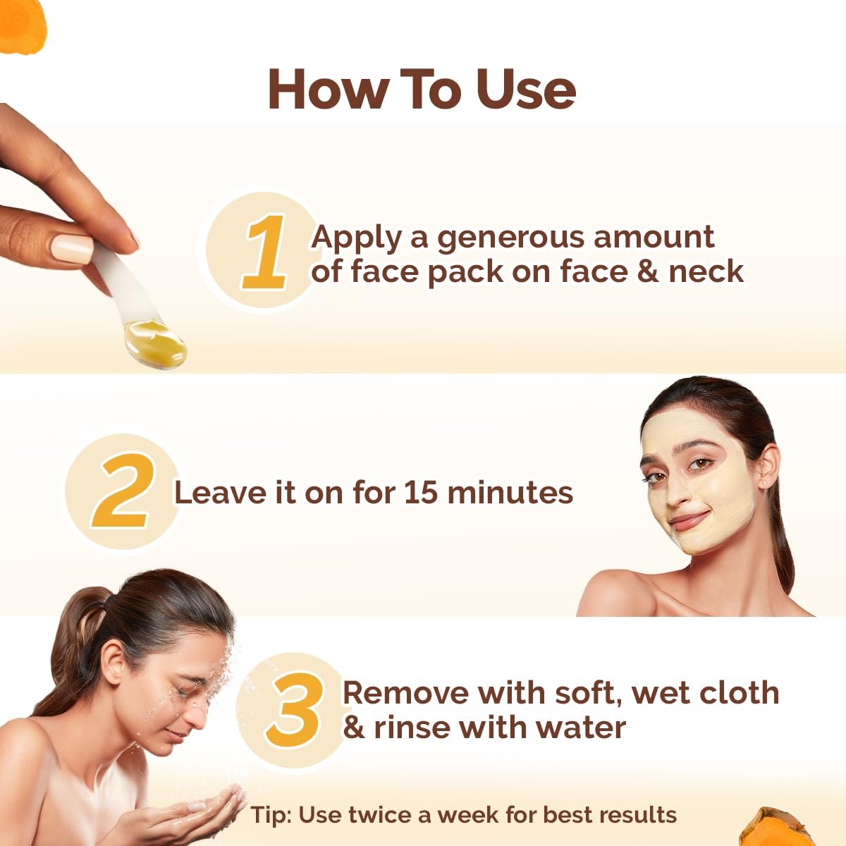 Mamaearth Ubtan Detan Face Pack with Turmeric & Saffron 200g thumbnail
