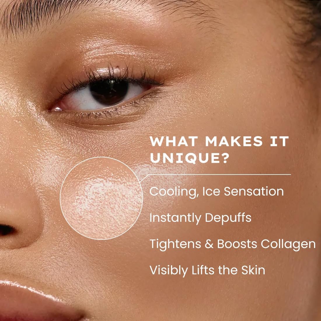 Hyphen Ice Dunk Instant Cooling Face Mask with 31% Skin Cooling Actives | 3% Caffeine - Instant Depuff, Tightening & Pore Reduction | Winter Face Care Routine | - 50 gm thumbnail