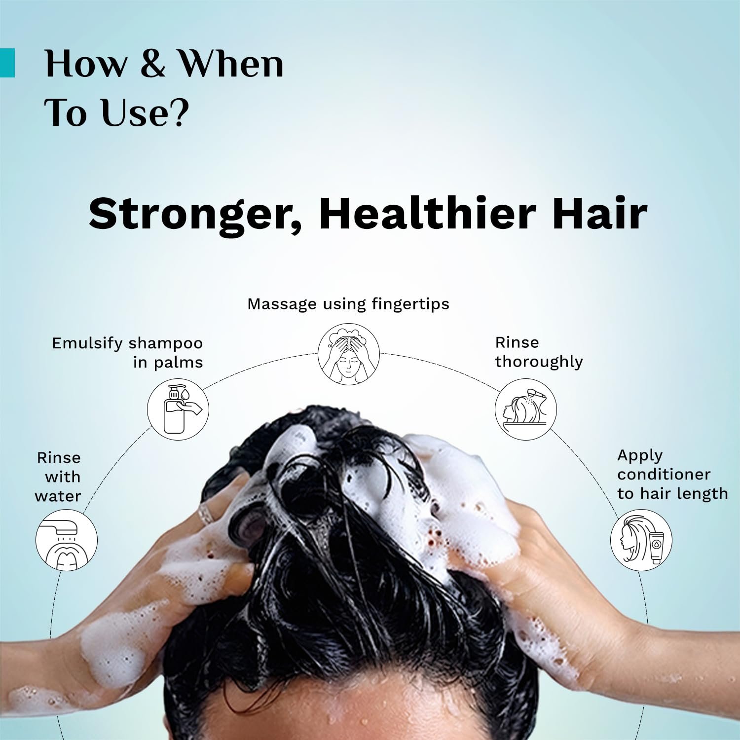 Pilgrim Rosemary Anti-Hairfall Shampoo with Multi-Protein Serum - 200ml Triple Oil Nourishing Boosters to Reduce Dryness, Breakage-Led Hair Fall, Strengthens Weak Hair, Controls Frizz, Adds thumbnail