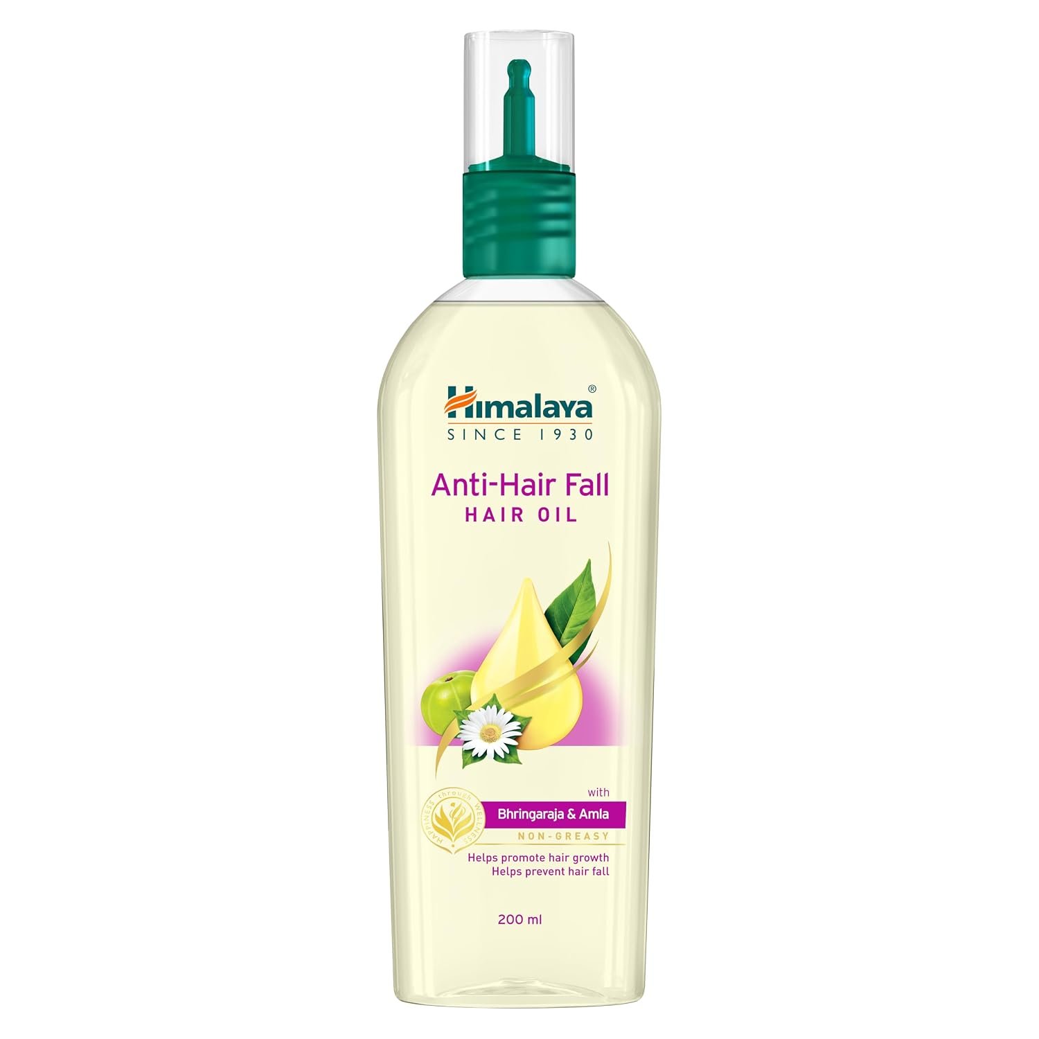 Himalaya Herbals Anti Hair Fall Hair Oil, Bhringaraja & Amla 200ml thumbnail