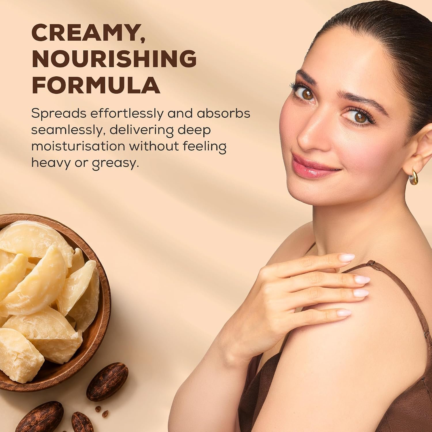 Joy Cocoa Rich Intense Nourishing Winter Body Lotion (400ml) | With Shea Butter & Cocoa Butter | Suitable for Normal to Dry Skin | Non Sticky & Non Greasy Lightweight Body Lotion thumbnail