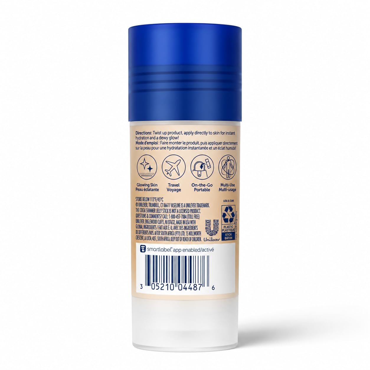 Vaseline Cocoa Shimmer Jelly Stick 40g | Hydrating Body Glow Balm for Radiant Shimmering Skin | Portable Moisture Stick thumbnail