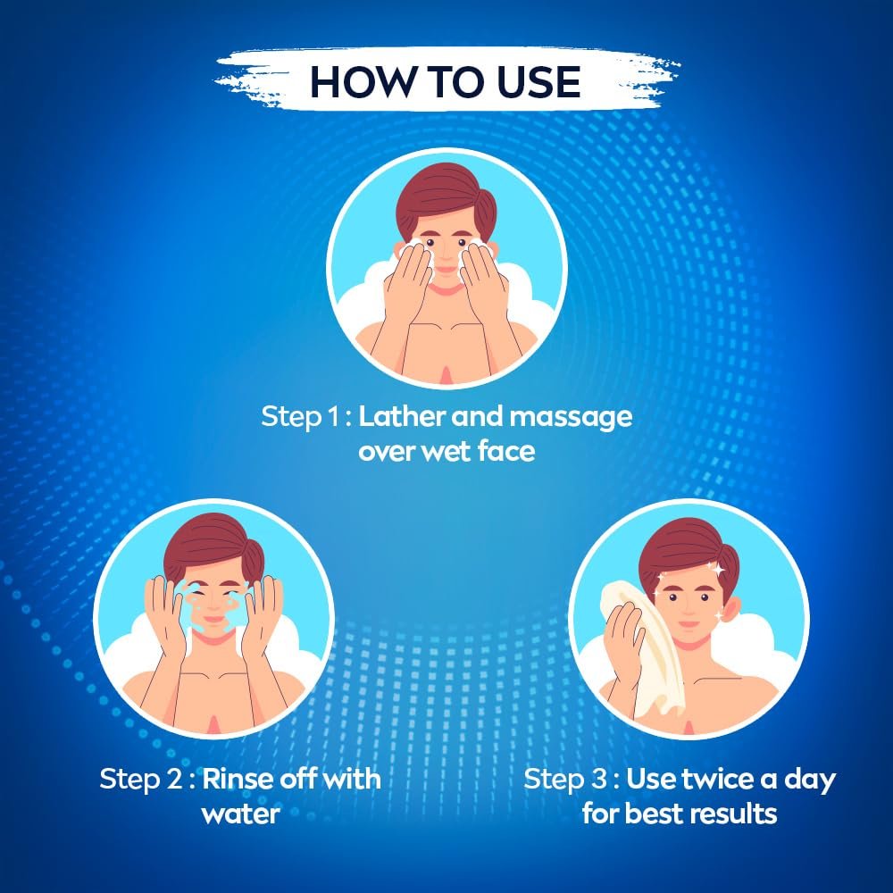 NIVEA MEN All in 1 Charcoal Face Wash 100 g thumbnail