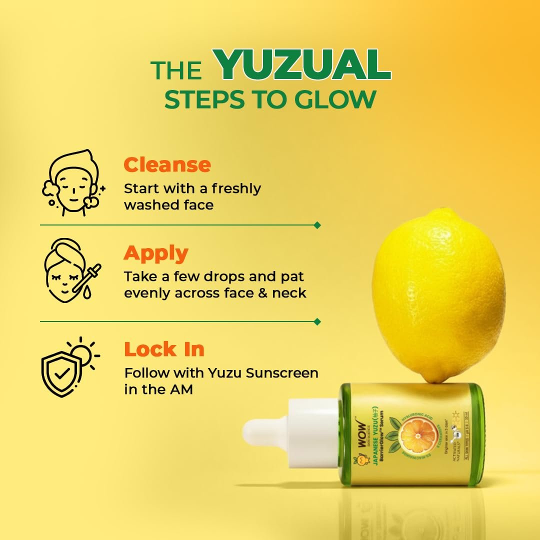 WOW Skin Science Vitamin C Serum | Face Serum with Niacinamide | Japanese Yuzu BarrierGlow™ | 10% Sodium Ascorbyl Phosphate, 5 Ceramides & Hyaluronic Acid | 30ml thumbnail