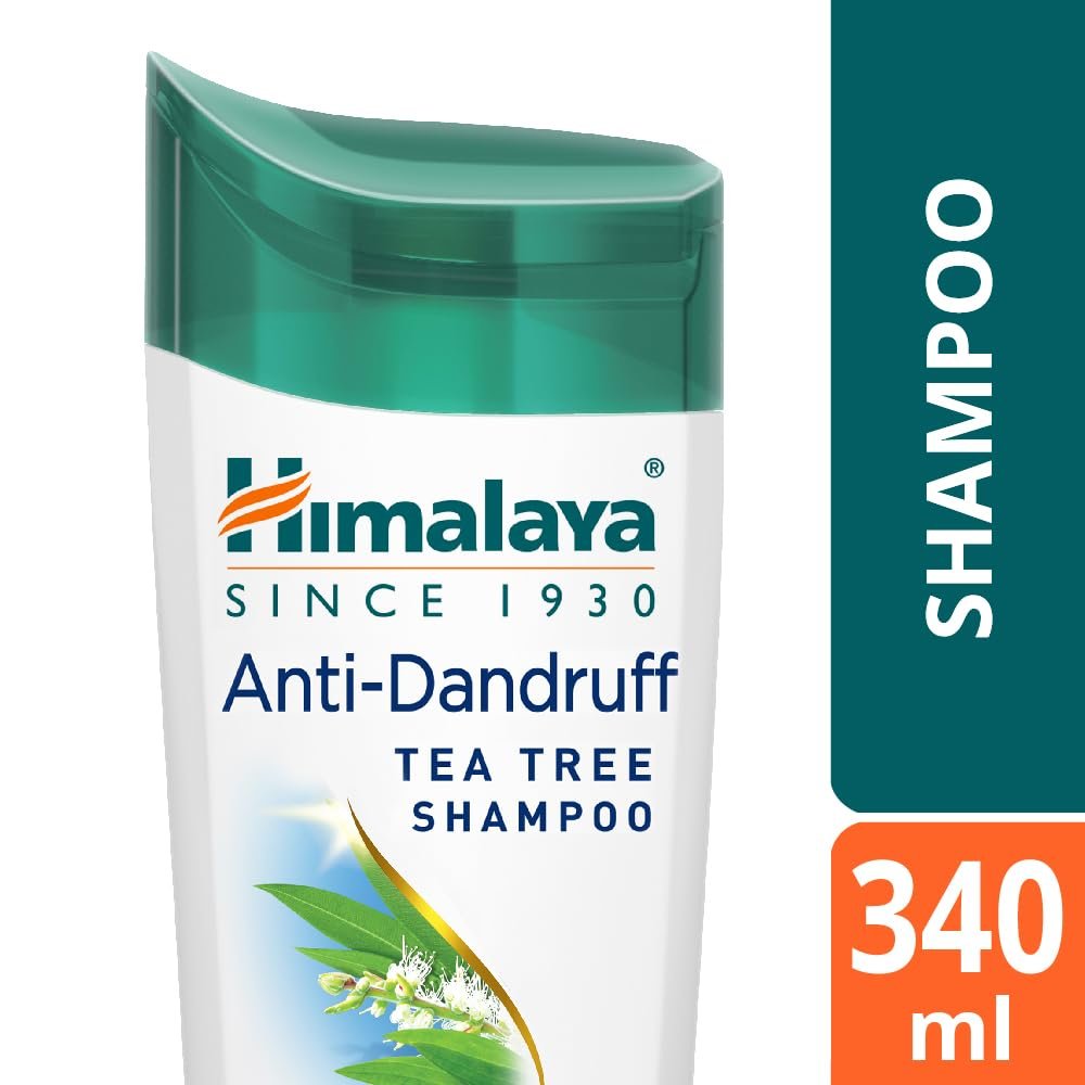 Himalaya Anti-Dandruff Tea Tree Shampoo 340 ml | with Tea Tree oil, Aloe Vera & Natural Proteins | Up to 100% Free From Dandruff | Dermatologically Tested | Non-Drying | For Women & Men thumbnail