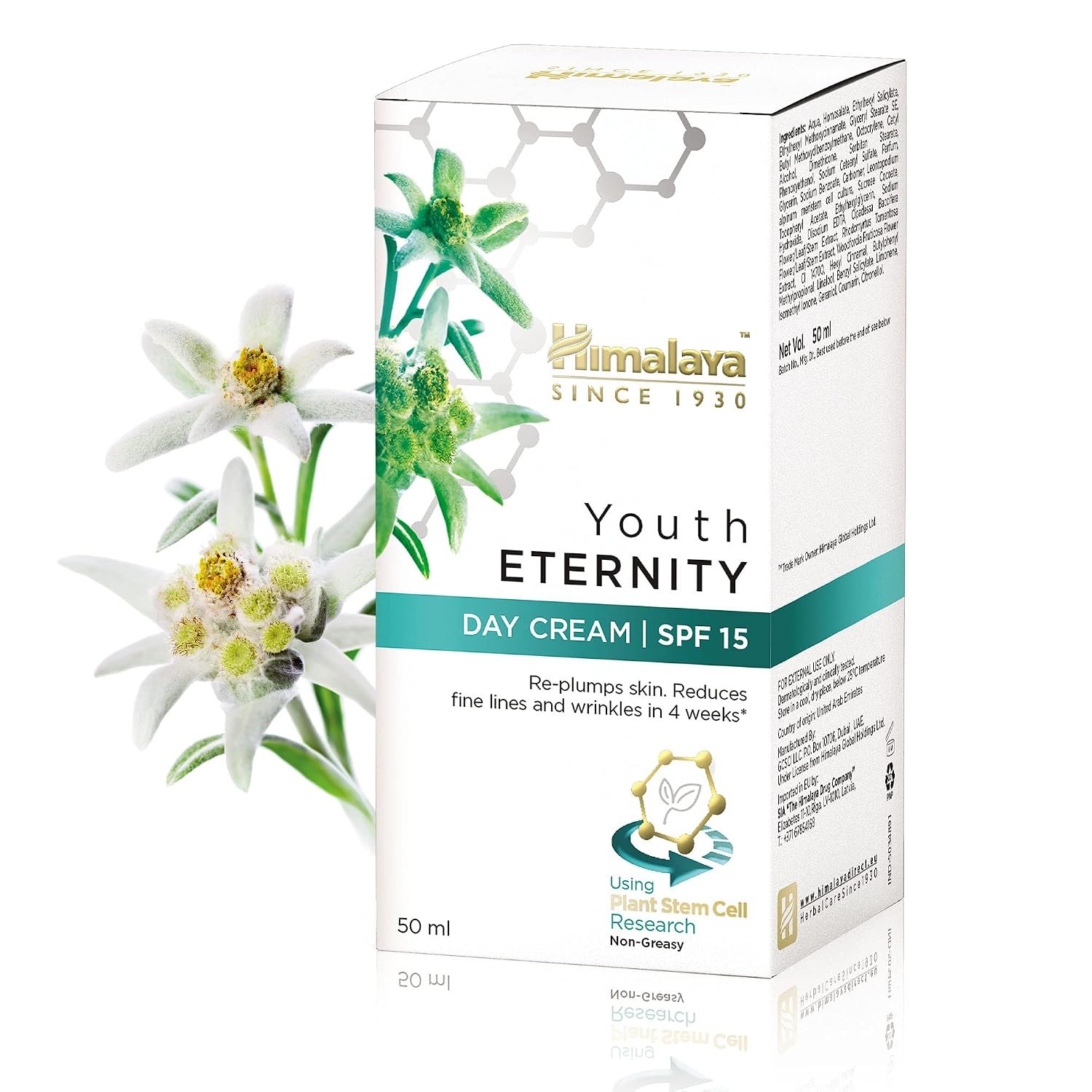 Himalaya Youth Eternity Day Cream – Anti-Ageing Moisturizer for Firm, Smooth & Youthful-Looking Skin, 50ml thumbnail
