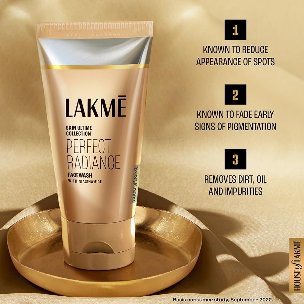 Lakme Perfect Radiance Brightening Facewash 100g thumbnail