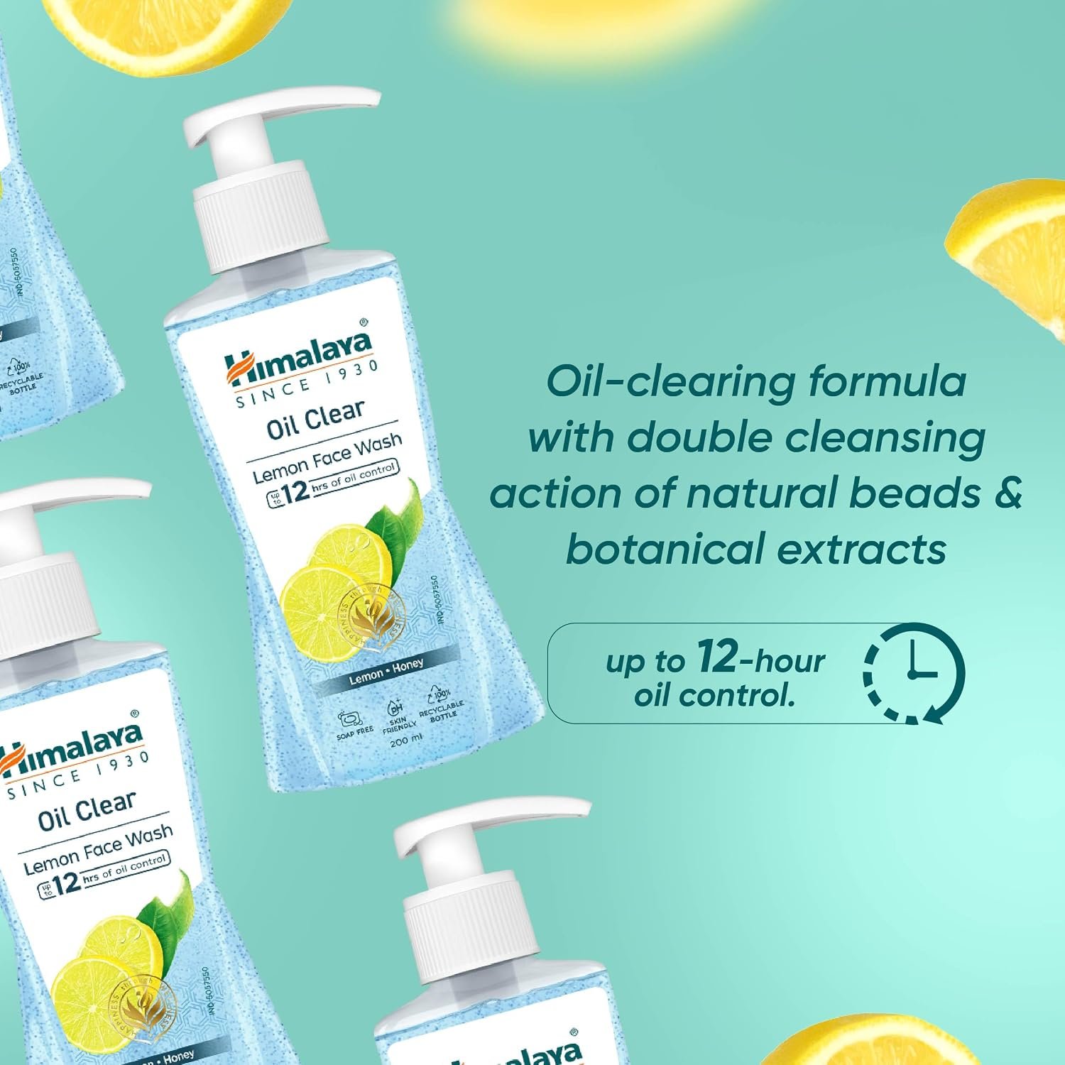 Himalaya Oil Clear Lemon Face Wash – Deep Cleansing & Oil Control Facial Cleanser, 200ml thumbnail