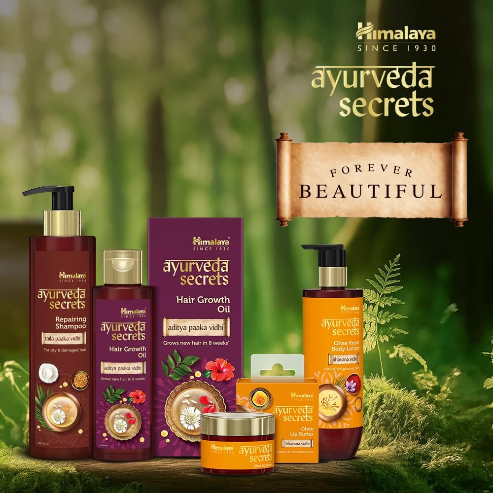 Himalaya Ayurveda Secrets Repairing Shampoo for Dry & Frizzy Hair| 10× Damage Repair and Bond Repair with Bhringa, Coconut | Paraben Free | 200 ml thumbnail