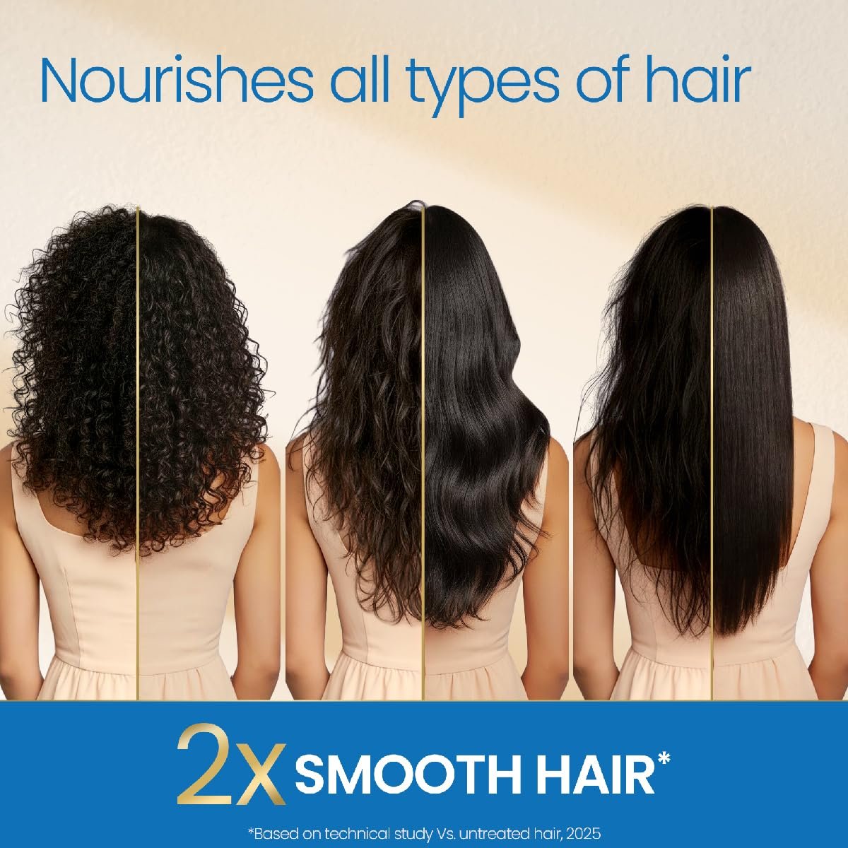 Parachute Advansed Super Smooth Hair Serum | Coconut & Vitamin E | 48 Hrs Frizz control | 2 X Smooth Hair | 100ml thumbnail