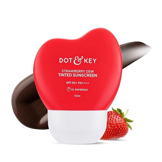 Dot & Key Strawberry Dew Tinted Sunscreen In-Vivo Tested SPF 50+ PA++++ 50ml