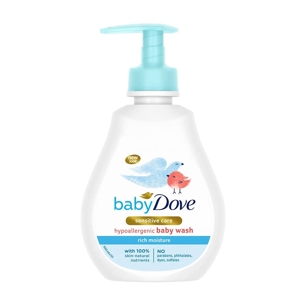 Baby Dove Rich Moisture Hair to Toe Baby Wash 200 ml, No Tears Body Wash for Baby's Soft Skin - Hypoallergenic, No Sulphates, No Parabens thumbnail