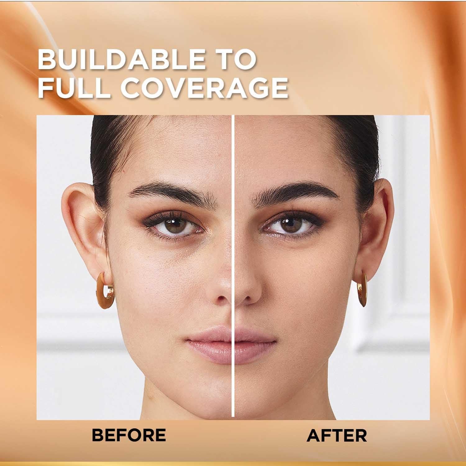 L'Oreal Paris Liquid Foundation, Oil Absorbing Formula, Transferproof, Heatproof and Long-lasting, Infaillible 32H Fresh Wear, 145 Rose Beige, 30ml thumbnail