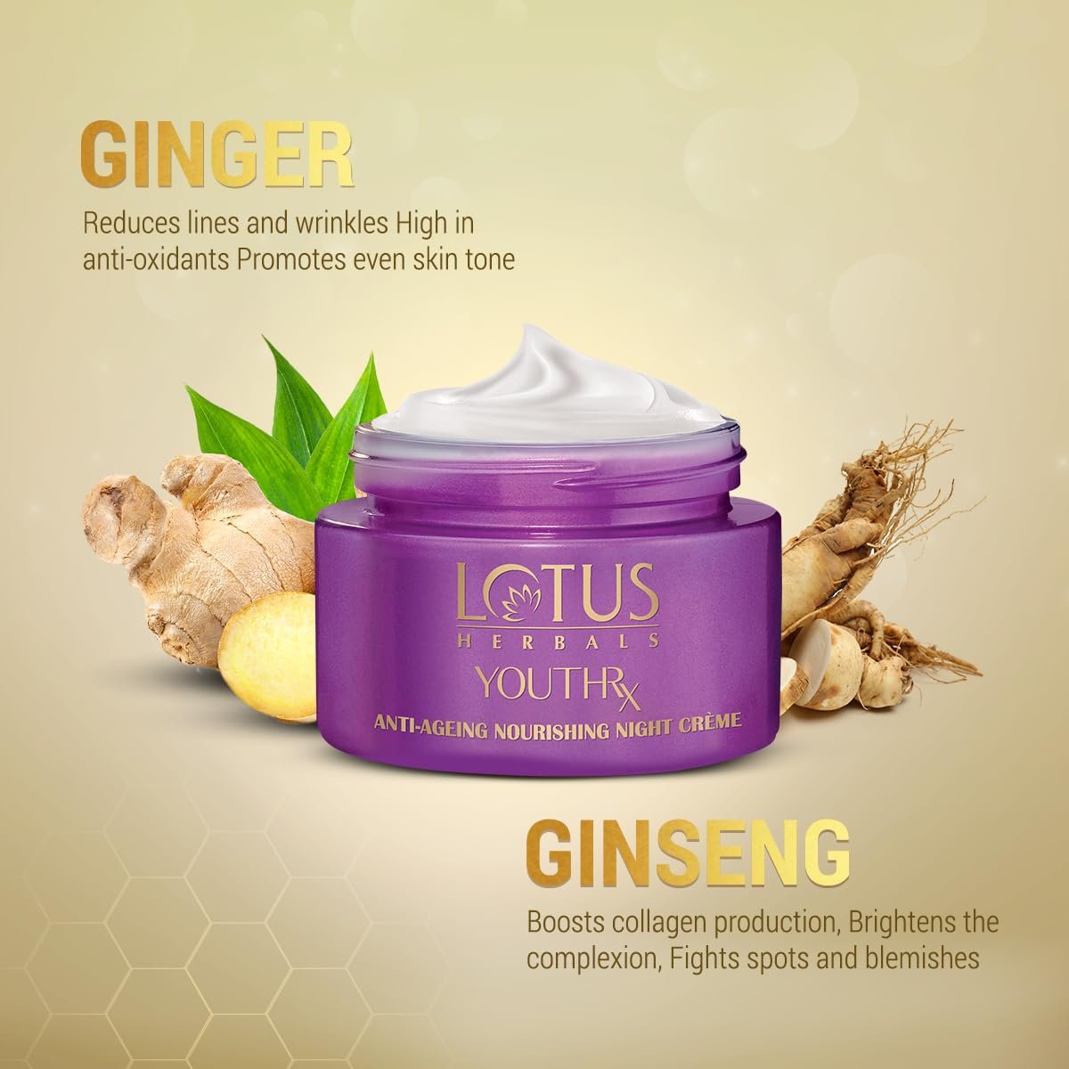 Lotus Herbals YouthRx Anti Ageing Nourishing Night Cream 50g thumbnail