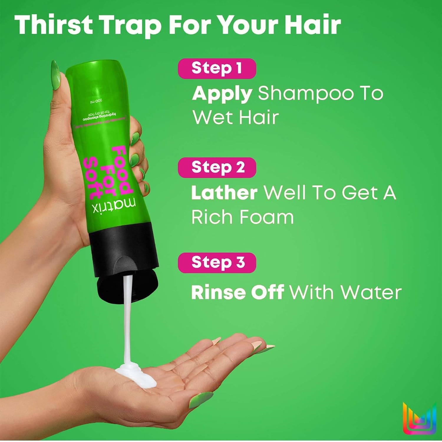 Matrix Professional Food For Soft Hydrating Shampoo for Dry, Dehydrated Hair | 5x More Hydration |3 Days Of Softness| With Hyaluronic Acid & Avocado Oil 200ml thumbnail