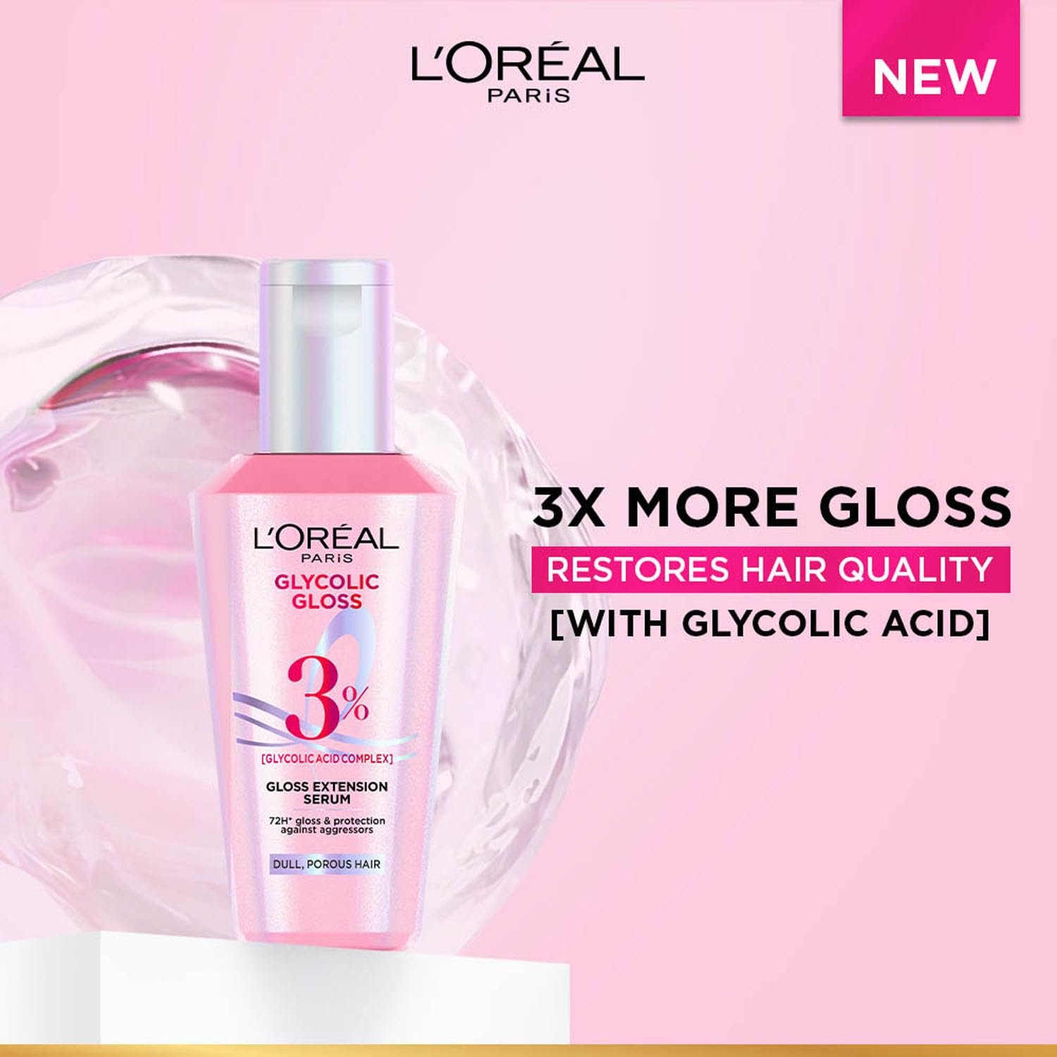 L'Oréal Paris Glycolic Gloss Serum, 40ml thumbnail
