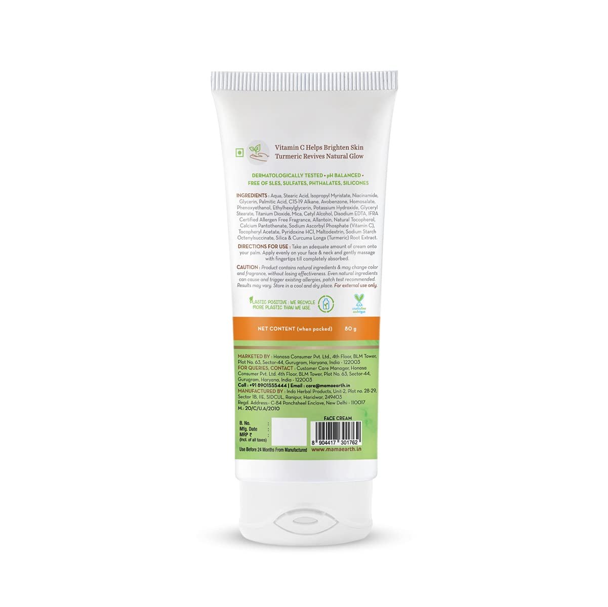 Mamaearth Vitamin C Daily Glow Face Cream 80g thumbnail