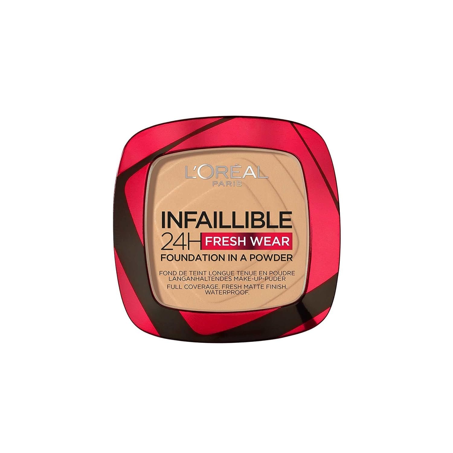 L'Oreal Paris Infallible 24H Powder Foundation, 200 Golden Sand 24H Fresh Wear Powder Foundation, Matte Finish, Sweat-Proof & Waterproof, Weightless High Coverage, Non-Comedogenic thumbnail