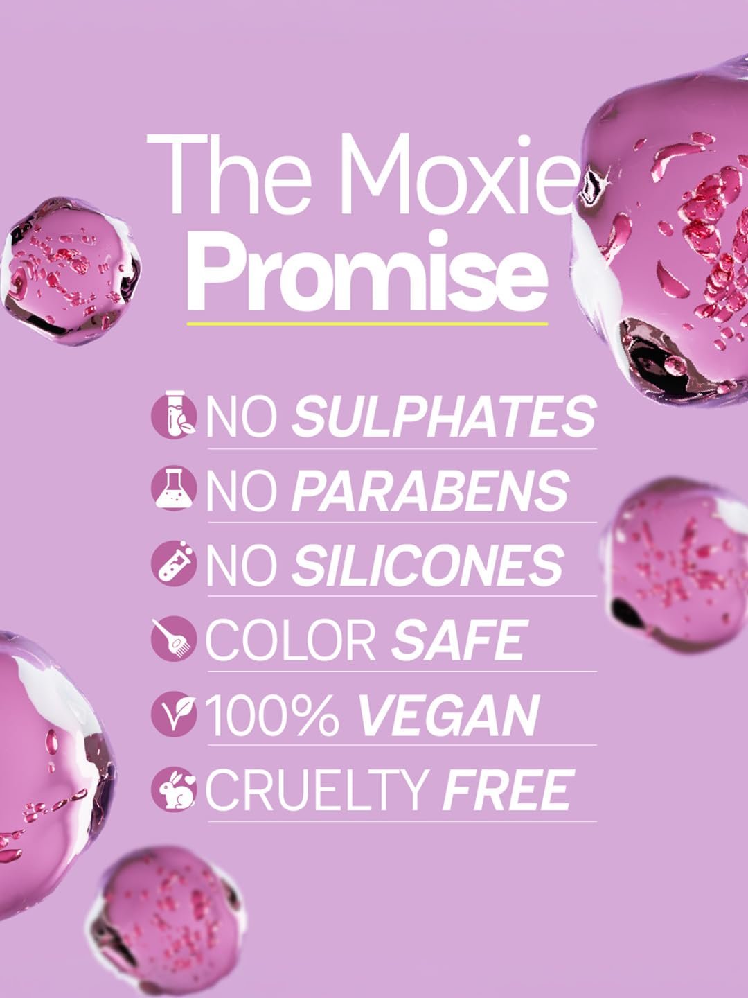 Moxie Beauty Hyaluronic Acid Repair Shampoo 200 ml Sulphate-Free Shampoo | Sodium Hyaluronate, Bio-Peptides & Marine Antioxidants | Hydrates & Helps Reduce Frizz thumbnail