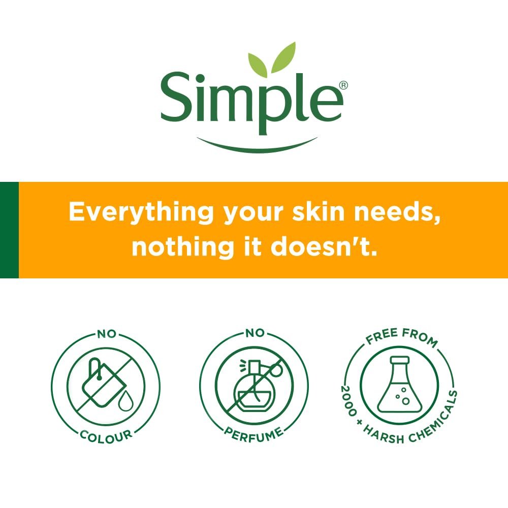 Simple Protect N Glow Vitamin C Glow Facial Wash 100ml | 100% Soap-Free Facewash | Bright & radiant skin| For dull & tired skin thumbnail
