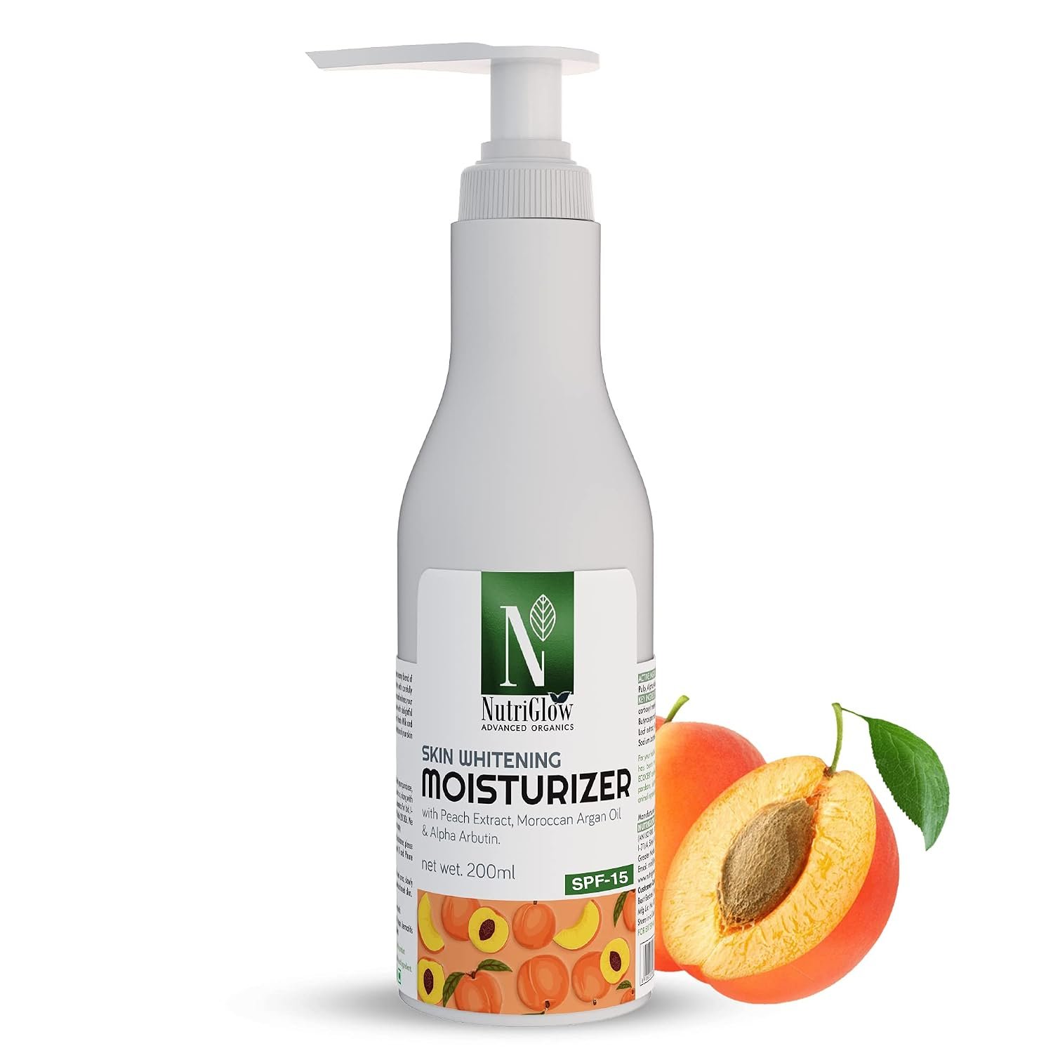NutriGlow Advanced Organics Skin Lightening Moisturizer 200ml