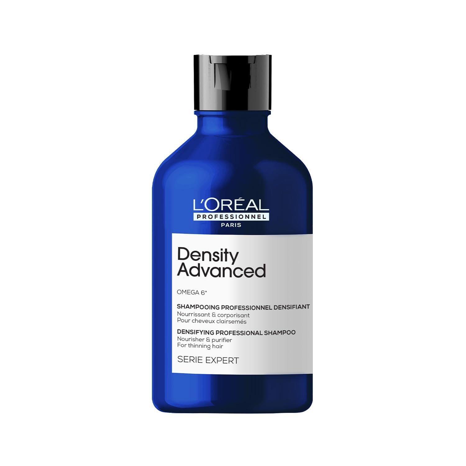 L'Oréal Professionnel Density Advanced Shampoo for Thinning Hair 300ml | Visibly Increases Volume & Bounce With Omega 6 | Restore Vitality | For Men & Women thumbnail