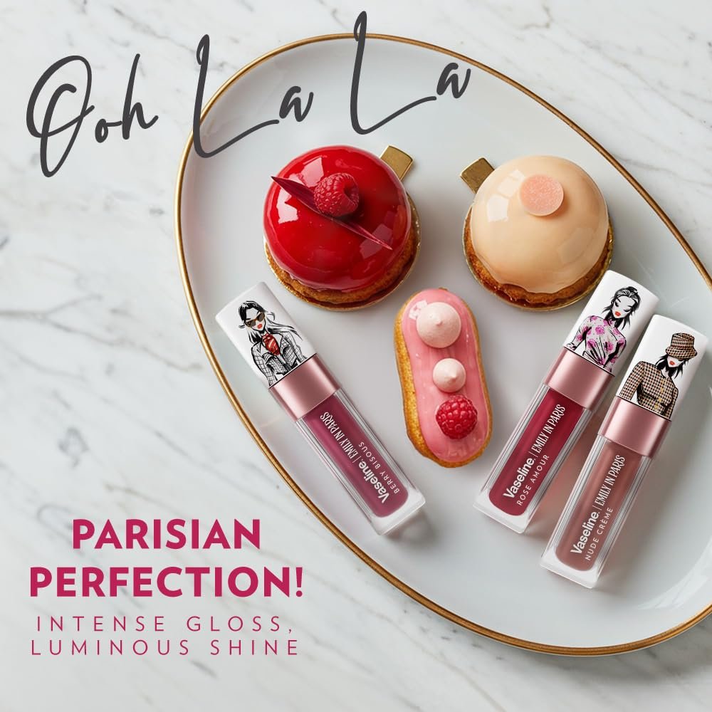 Vaseline Emily in Paris Nude Crème Lip Oil | Intense Gloss | 24H Moisturisation | 4 g thumbnail