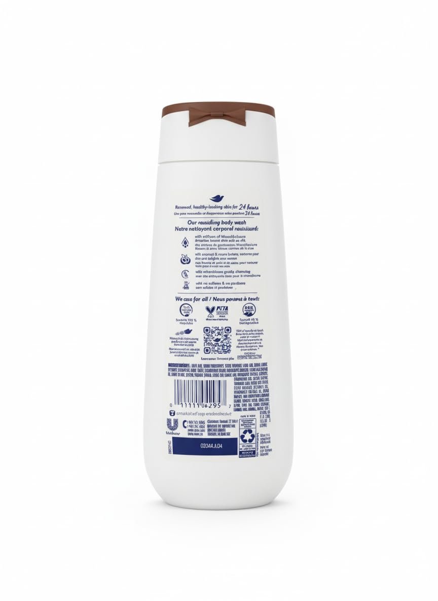 Dove Restoring Coconut & Cocoa Butters Body Wash for Renewed, Healthy-Looking Skin – 325 ML thumbnail