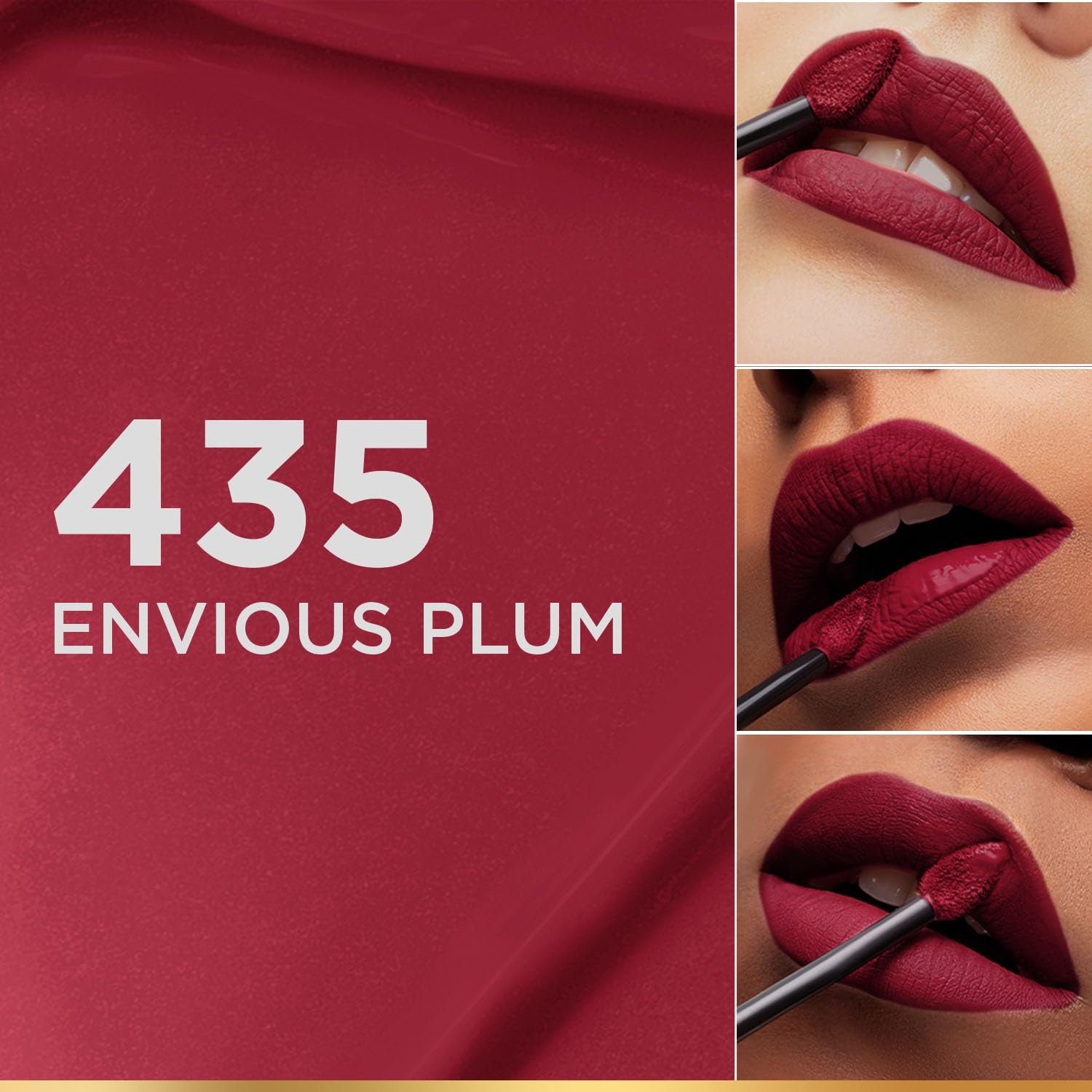 L'Oreal Paris Infallible Matte Resistance Lipstick, 435 Envious Plum thumbnail