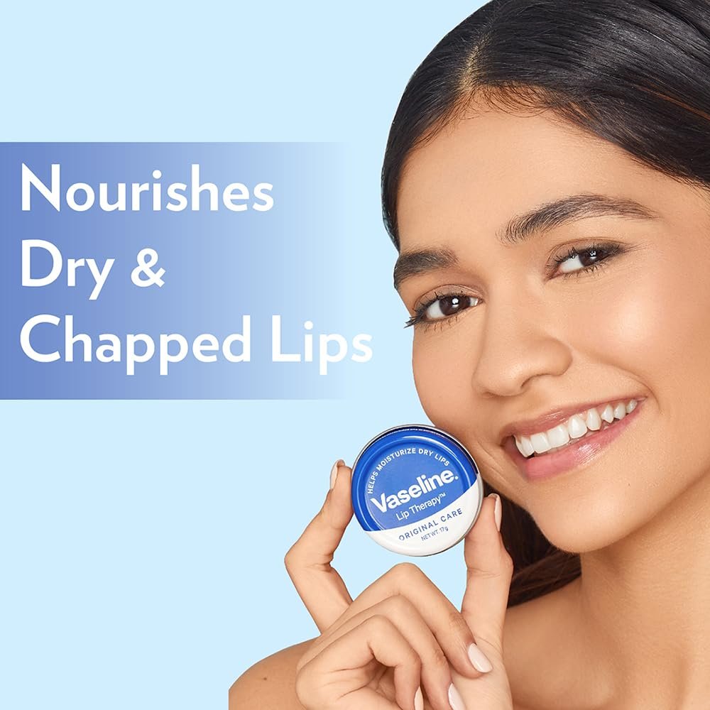 Vaseline Lip Tins Original Care, 17g | Infused with Vitamin E to Hydrate & Moisturize Dry Lips Transparent thumbnail