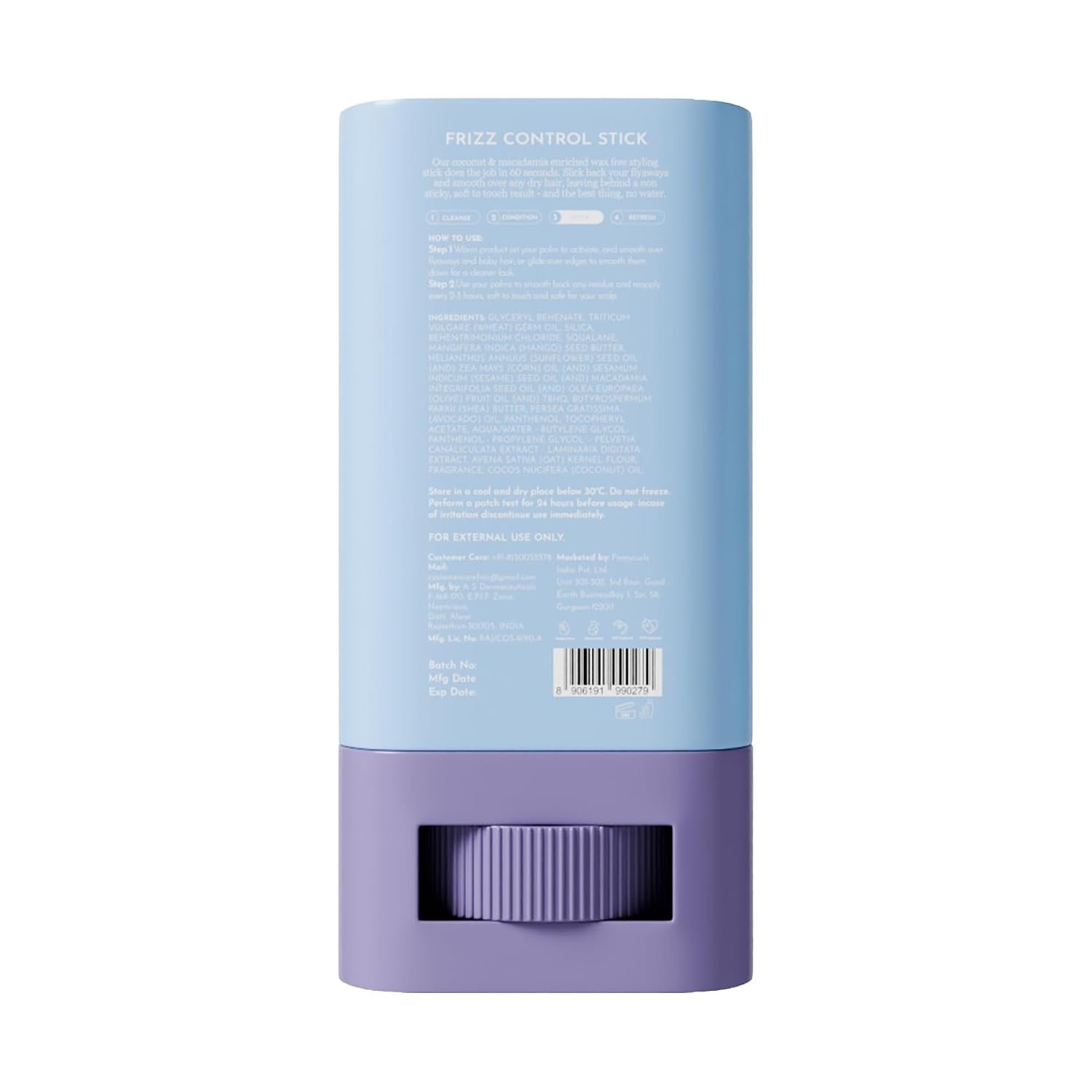 Fix My Curls Frizz Control Stick | Smooths Flyaways | Wax-Free | 15g Tames flyaways and frizz for smooth, polished hair anytime, anywhere. thumbnail