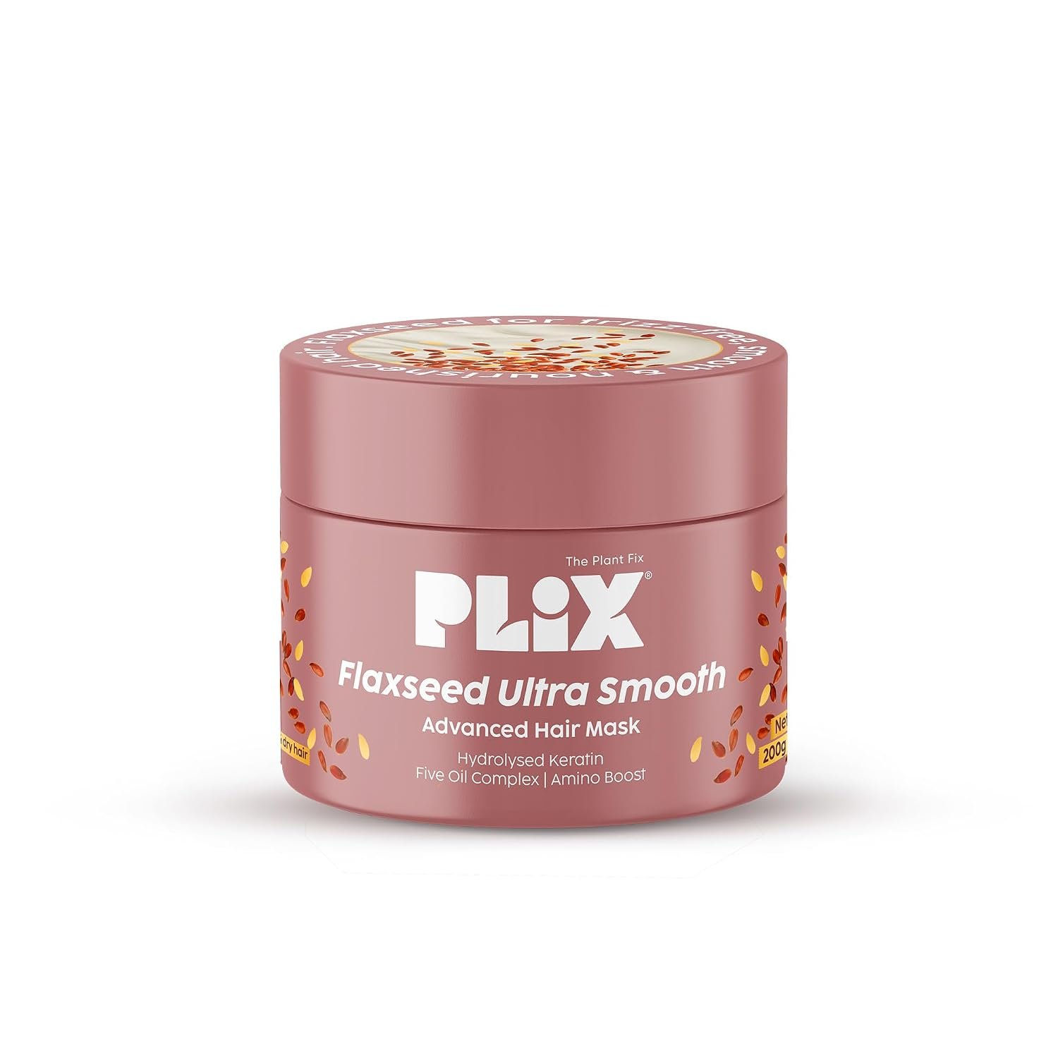 PLIX THE PLANT FIX Flaxseed Keratin Smoothening Mask for Deep Nourishment & Salon-Like Shine | Plant Keratin PF | Flaxseed Oil | Softer, Smoother Hair | For Men & Women thumbnail